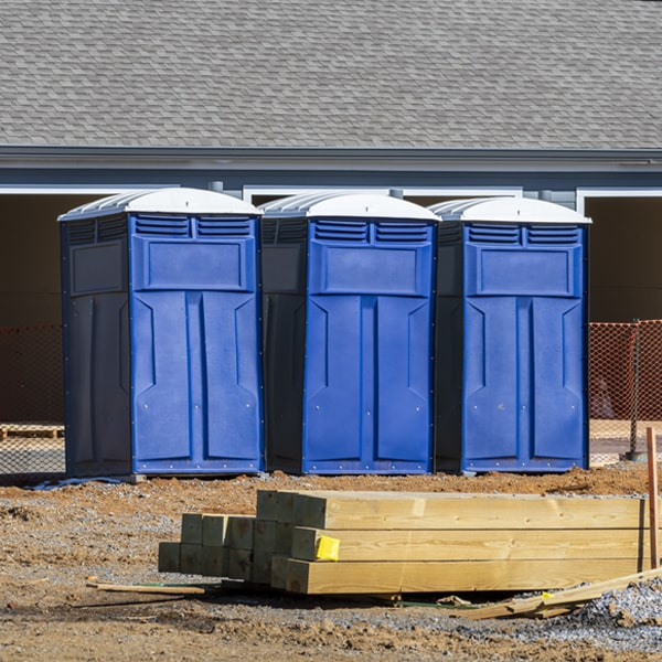 what is the maximum capacity for a single porta potty in Raleigh West Virginia